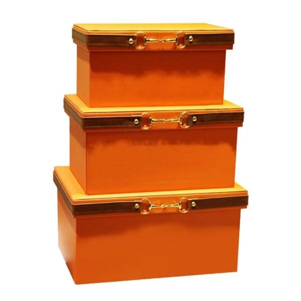 Orange handmade gift box（1）